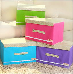 廠家直銷韓式無紡布收納箱 扣扣箱兩件套，爆款一件代發(fā)新選擇